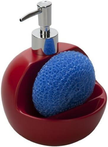 Jovi Home Lily 2-n-1 Sink Soap Dispenser with Sponge