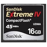 SanDisk Extreme IV - Flash memory card - 16 GB - CompactFlash (SDCFX4016G901)