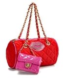 Betseyville by Betsey Johnson "Uptown/Downtown" Barrel Satchel