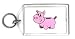 Schl�sselhalter - Finanzen, l�chelnd, Sparschwein