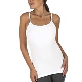 Gilligan & O'Malley Shelf Bra Camisole - True White