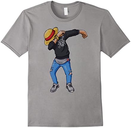 Men's Luffy Dab T-Shirt XL Slate