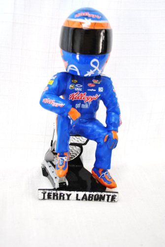 RARE Nascar Driver Terry Labonte #5 “KELLOGGS TONY THE TIGER” COMMERATIVE Nascar official autographed Bobble head Statue