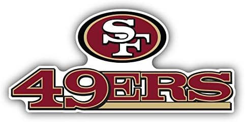 San Francisco 49ers NFL Football Car Bumper Sticker Decal 6" x 3"