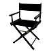 Kitchen & Housewares : Black Black Frame Director's Chair