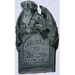 Dragon plaque for Hell's Kitchen Dragon Sculptural Wall Plaque Gothic (The Digital Angel)