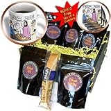Rich Diesslins Funny Religious Light Cartoons - God Id Needed at Video Check-Out - Coffee Gift Baskets - Coffee Gift Basket