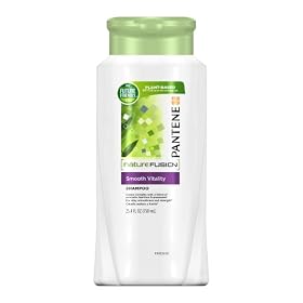 Pantene Prov-V Nature Fusion Shampoo, Smooth Vitality, 25.4-Ounce (Pack of 2)
