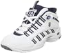 K-Swiss Men's Ultrascendor Mid Tennis Shoe,White/Navy/Silver,10.5 M