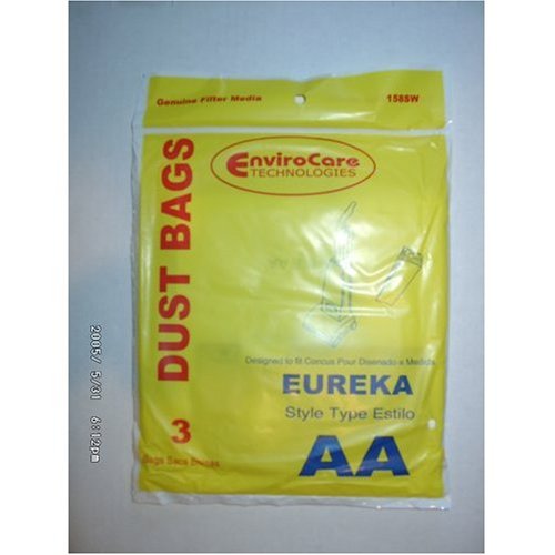 Eureka Style AA Single Wall Vacuum Bags - 3 Pack