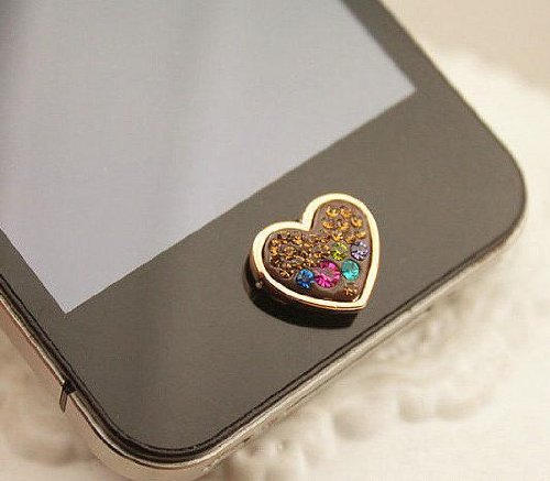 Brilliant Valentine Hearts Crystal Iphone Home Return Keys Buttons Sticker For iPhone 4S iPhone 5 iPod Touch iPad Repair Fix Replace Replacement Brilliant Valentine Hearts Crystal Iphone Home Return Keys Buttons Sticker For iPhone 4S iPhone 5 iPod Touch iPad Repair Fix Replace Replacement