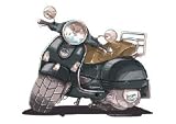 Review The Moneyman  / VESPA SCOOTER TAN/RED KOOLART IMAGE CERAMIC MUG 2106