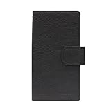 [ docomo sony XPERIA Z2 SIRIUS SO-03F 専用 Diary Case ] ダイアリー 手帳型 レザー 収納 カード入れ ストラップ 穴 付き シンプル ケース カバー 【★D01 ブラック★】