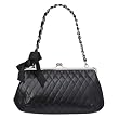 Merona&reg; Collection Small Quilted Frame Bag - Black
