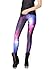 Amoluv Women's Fashion Digital Print Galaxy Pattern Sexy Leggings