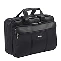 US Luggage Ballistic Nylon Computer Portfolio with Retractable Shoulder Strap - SGB300-4 Black