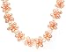 Flower Cluster Necklace w/ 5-9mm Pink & White Freshwater Cultured Pearls, 18