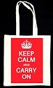 Keep Calm And Carry On, Retro Shopping Bag