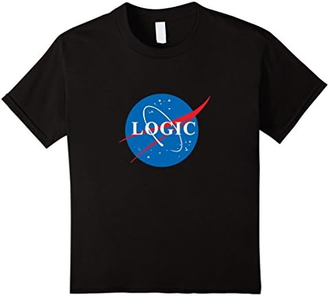 Kids Nasa-logic T-shirt 12 Black