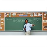 16'W x 4'H X-Cel Premium Combination Type D Board - Centurion Porcelain Whiteboard/Corkboard
