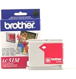 Brother Innobella LC51M Ink Cartridge, 400 Page Yield, Magenta