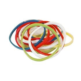 Architec - SCBMPEU - Set de 25 liens silicone assortis-  Elastiques de cuisson en silicone