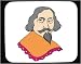 Decorated Mouse Pad with Australia, man, robe, mustache, bust, Tasmania
