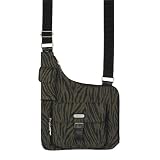 Baggallini Zebra Crinkle Nylon Uptown