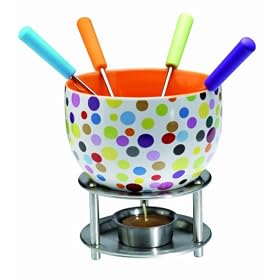 Orka Chocolate Fondue Set, Spots by Orka Mastrad