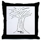 Buddha Bodhi Tree Peace Throw Pillow by CafePress