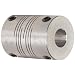 Ruland PSR Set Screw Beam Coupling, Polished Aluminum, Inch