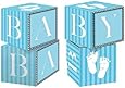 Creative Converting Sweet Baby Feet Blue Centerpiece Blocks