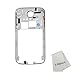 Middle Frame Back Plate Housing Bezel with Flash Lens for Samsung Galaxy S4 I9500