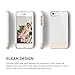 iPhone SE case, elago® [Glide-Limited][White/Champagne Gold] - [Mix and Match][Premium Armor][True Fit] - for iPhone SE/5/5S