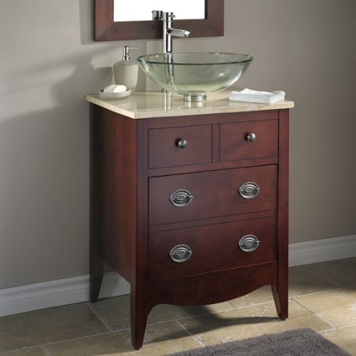 American Standard 9630.024.316 Jefferson Classic Traditional Style Vanity, Autumn Cherry