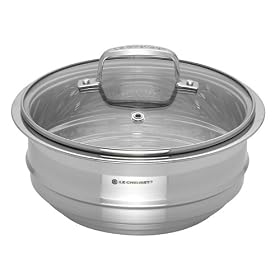 Le Creuset 3-Ply Multi-Steamer, fits 16 cm, 18 cm and 20 cm Pans, Stainless Steel