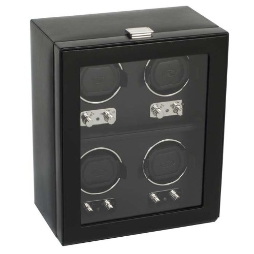 Wolf Designs 270602 Heritage Module 21 Four Watch Winder with Cover