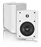 OSD Audio AP520 High Performance Outdoor Patio Speaker (2, White)