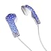 Deos Swarovski Crystal Earphone Covers for iPhone & iPad Blue