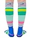 CompressionZ 20-30 mmHg Compression Socks Men & Women - Knee High Support Stockings (Ocean Stripes, X-Large)