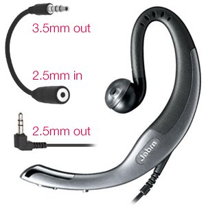 Apple iPhone 4 Jabra C500 One Touch Mono Headset w/ 2.5mm 3.5mm Adapter 41j64zlz4jL Apple iPhone 4 Jabra C500 One Touch Mono Headset w/ 2.5mm 3.5mm Adapter