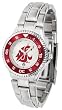 Washington State Cougars NCAA Womens Competitor Steel Band Watch