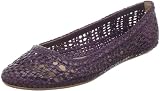 FRYE Women's Emma Woven Ballet Flat,Purple,8 M US