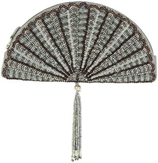 Accessorize Womens Dita Fan Clutch Bag