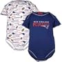 New England Patriots Newborn Navy Blue-White 2-Pack Creeper Set