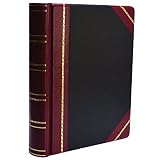 Wilson Jones Minute Book, Binder Only, Letter Size, 500 Page Capacity, Imitation Leather, Red and Black (W397-15)