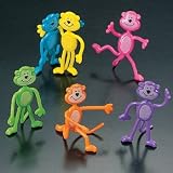 Bendable Neon Monkeys - 12 per unit