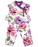 Baby Nay Brush Floral S/S Kimono Set