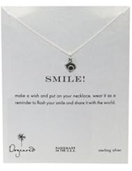 Dogeared Sterling Silver Camera Smile Necklace