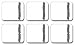 Kitchen & Housewares : Nova Silver by Jason - Set of 6 Coasters